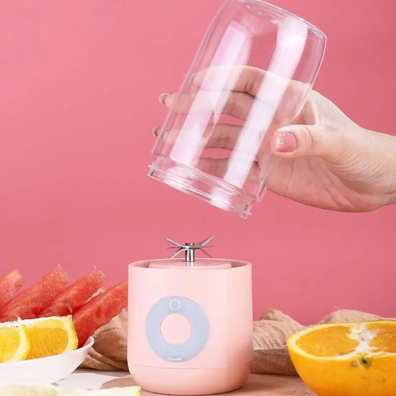 Mini espremedor portátil usb recarregável copo de suco elétrico milkshake frutas handheld smoothie liquidificador sem fio máquina suco