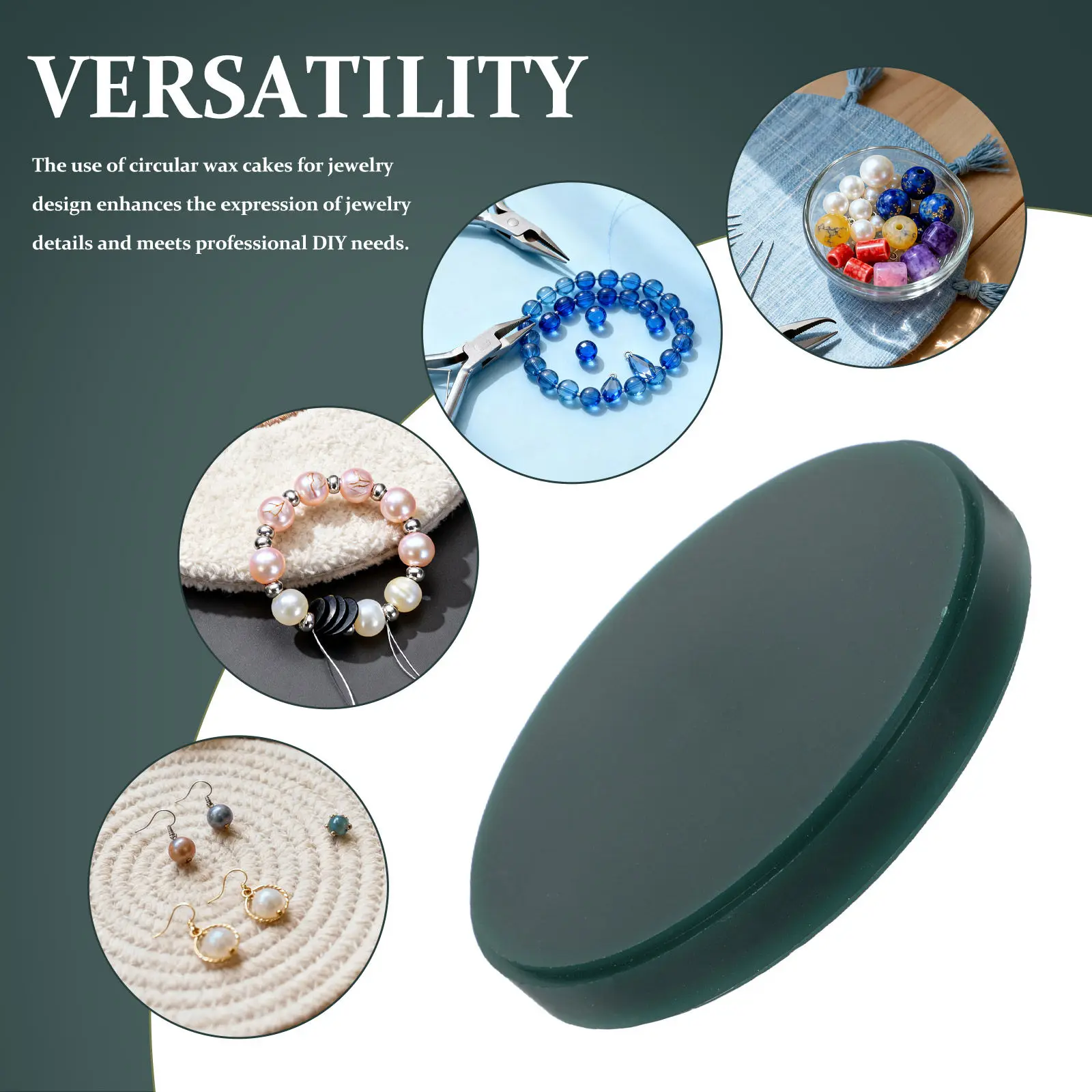 Jewelry Wax Carving Block Green Hard Wax for Casting Sculpting Molding DIY Jewelry Craft Pattern Making 3.8x3.8x0.6 Inches view 6
