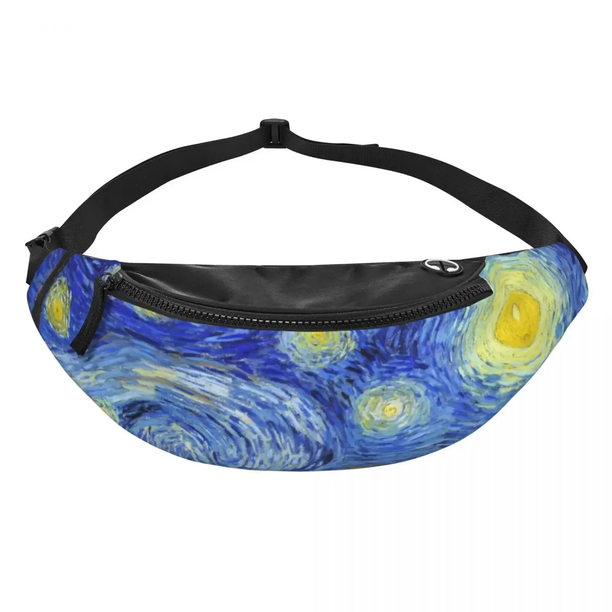 Vincent Van Gogh Starry Night Fanny Pack Women Men Custom Art Painting Crossbody Waist Bag for Cycling Camping Phone Money Pouch