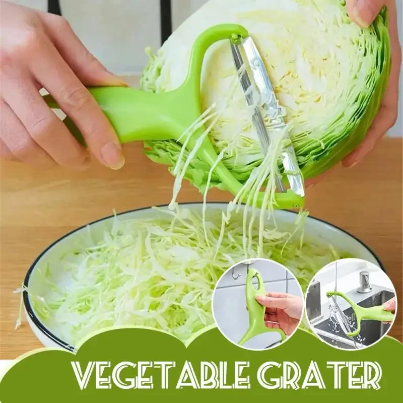 Stainless Steel Vegetable Cutter Cabbage Slicer Vegetables Graters Cabbage Shredder Fruit Peeler Knife Kitchen Accessories Tools