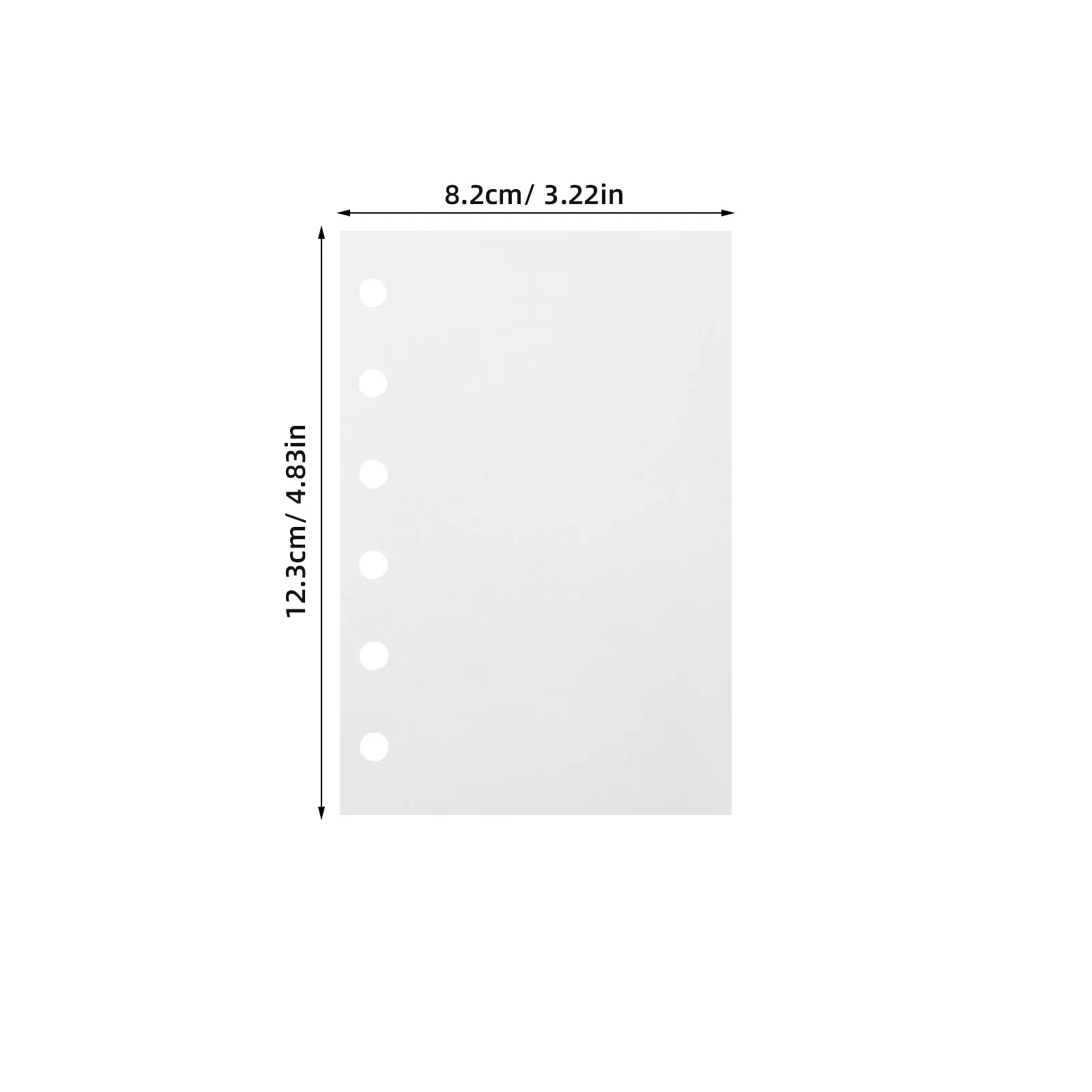 60Pcs Sticker Binder Organizer Sheets Flexible Removable Pages Sticker Collecting Refill for Travelers Notebook A7 4.1x2.6 Inch