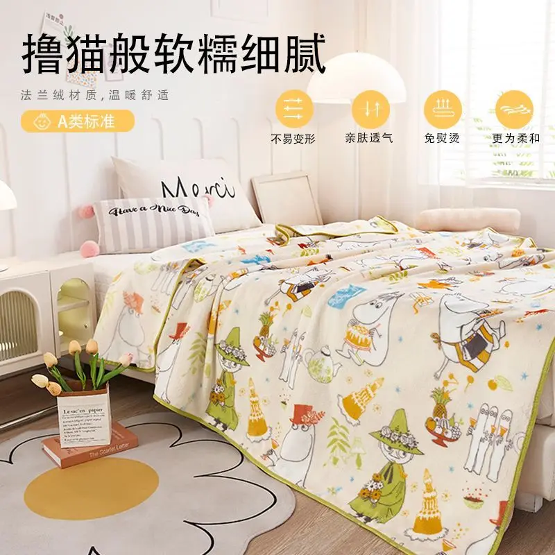 

Одеяло с героями мультфильмов, милое домашнее одеяло с кондиционером, студенческое общежитие, домашнее универсальное одеяло, антистатические подарки для девочек, игрушки