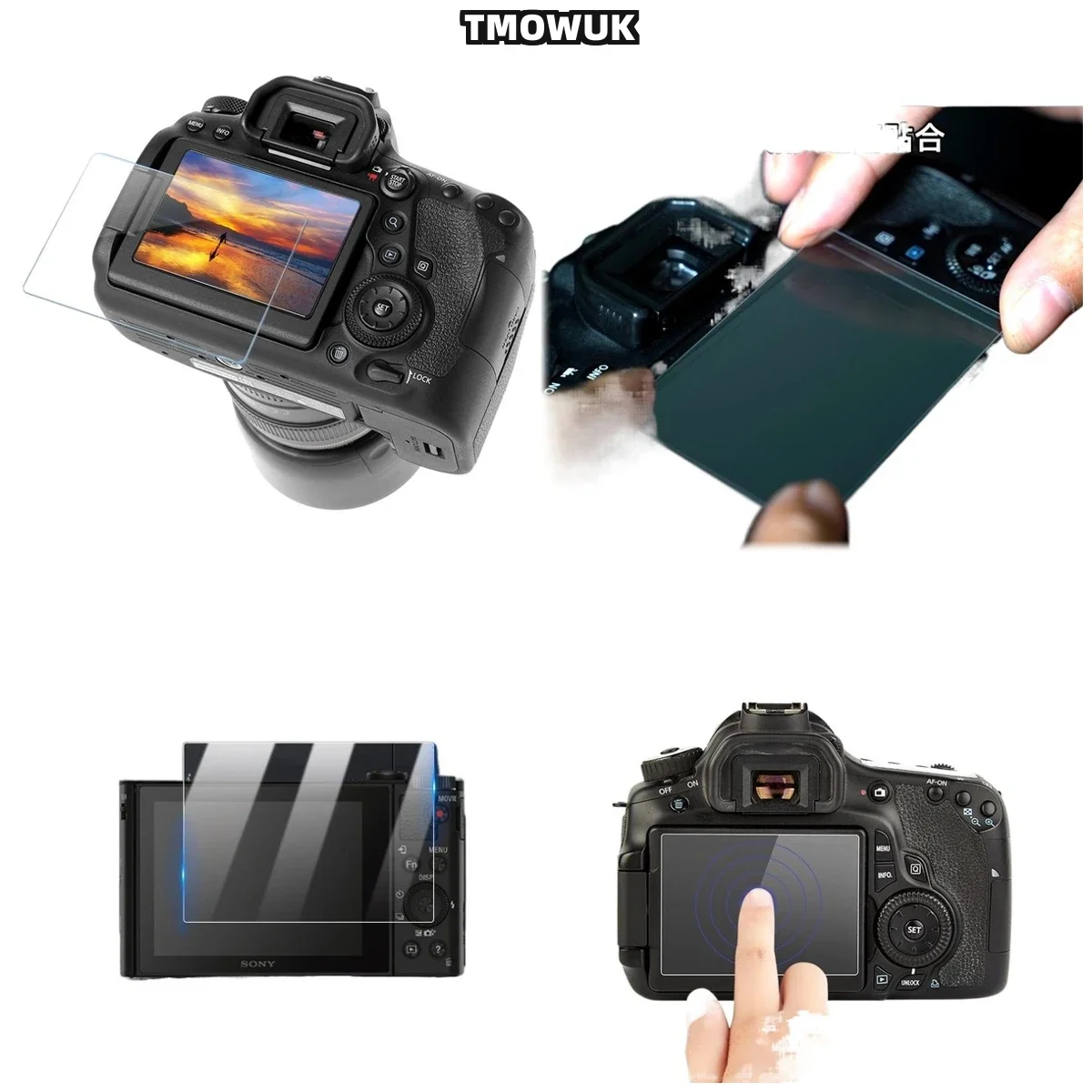 Anti-Reflective Tempered Glass For Sony A7 A7R A7S HX300 HX400 - 100% Touch Accuracy