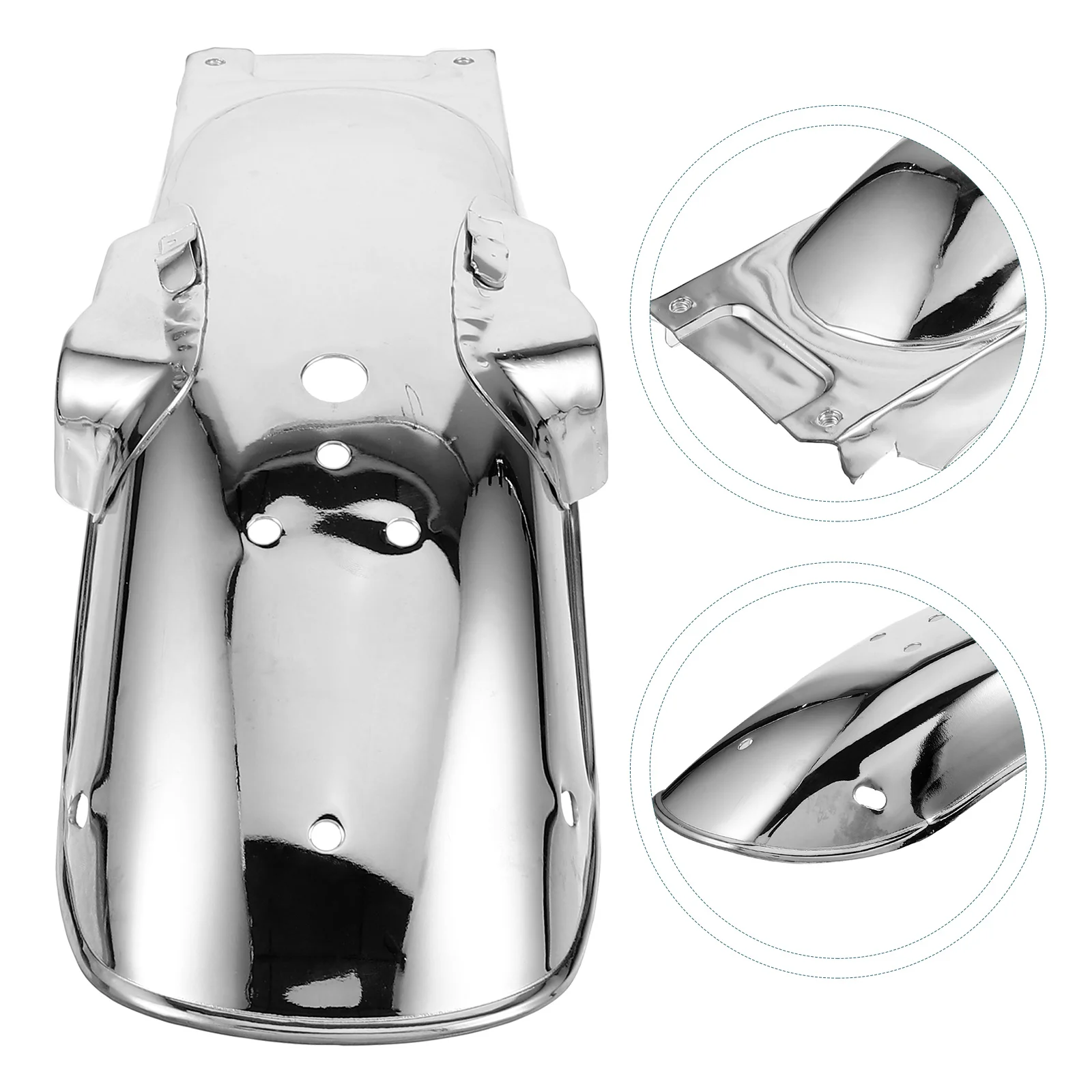 Motorcycle Motorcycles Mudguard Splash Supplies Mini Refit Wheel Metal Rear