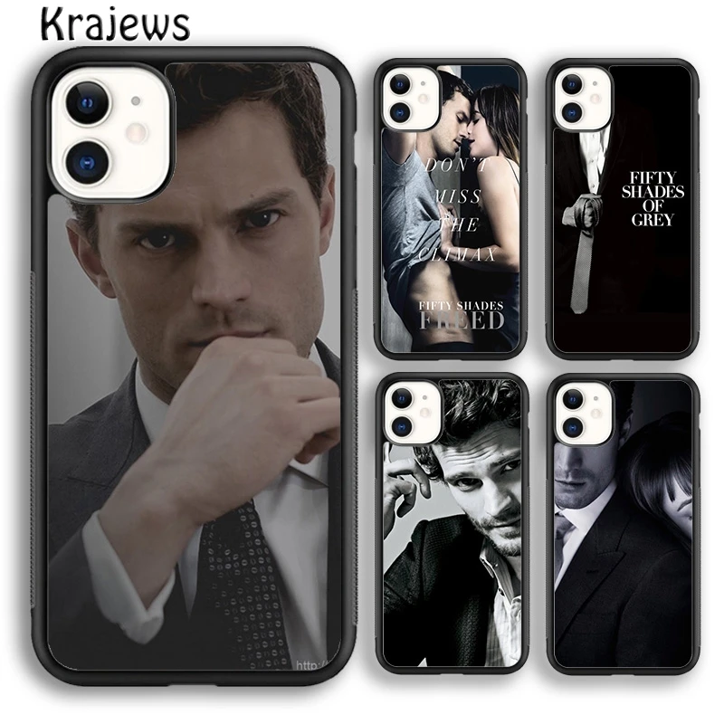 Krajews Jamie Dornan Fifty Shades of Grey Phone Case For iPhone 16 15 SE2020 14 6 7 8 plus 11 12 13 pro max coque Fundas