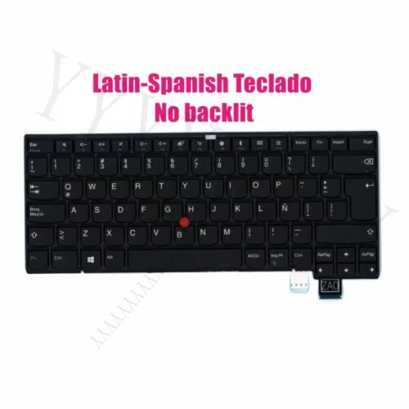 

QLatin-испанский Teclado для клавиатуры Lenovo ThinkPad T460S (тип 20F9/20FA)