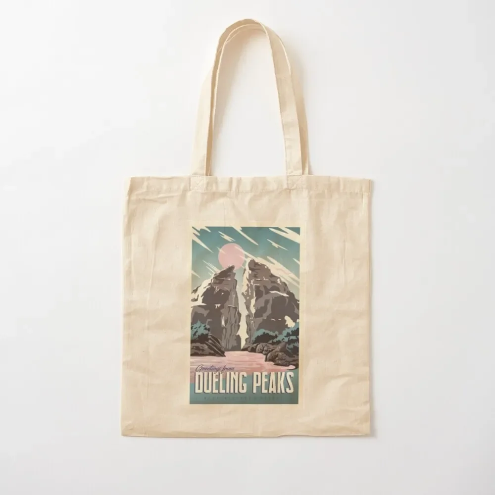 

Greetings from Dueling Peaks Tote Bag Women's shopper supermarket folding bag Tote Bag