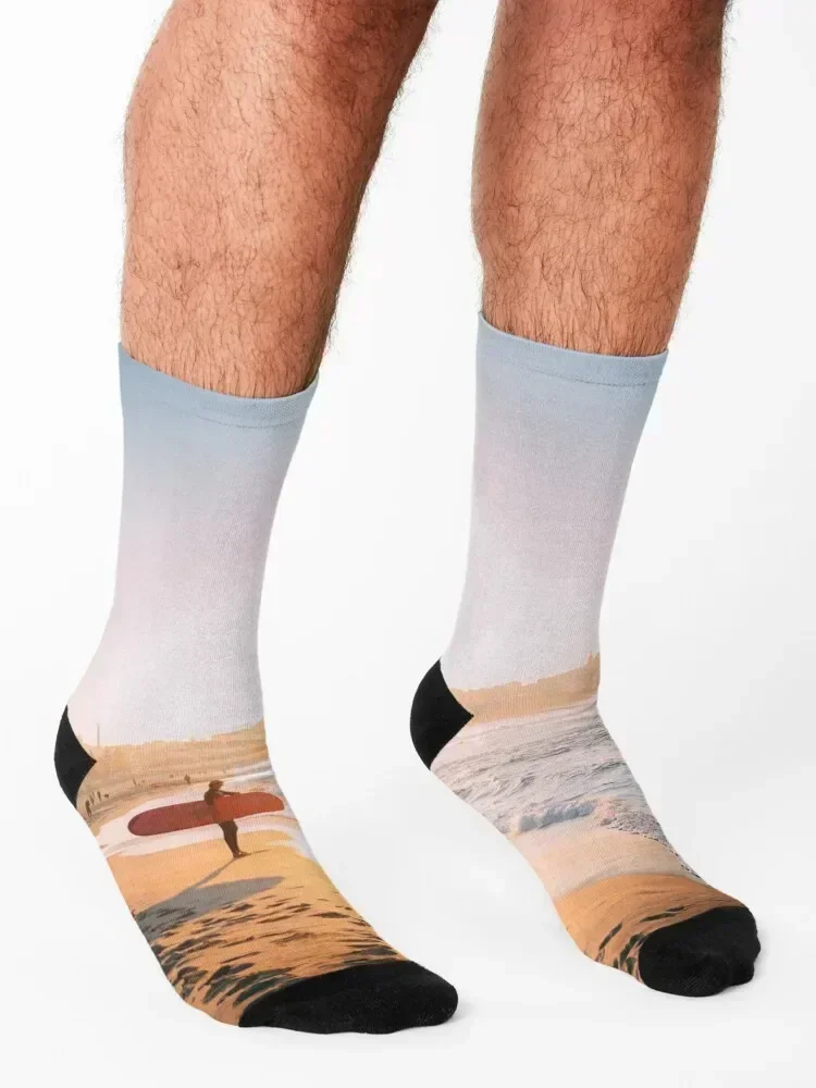 جوارب سيرفر، جوارب رياضية زهرية للرجال، هدايا شتوية، جوارب للرجال والنساء #3