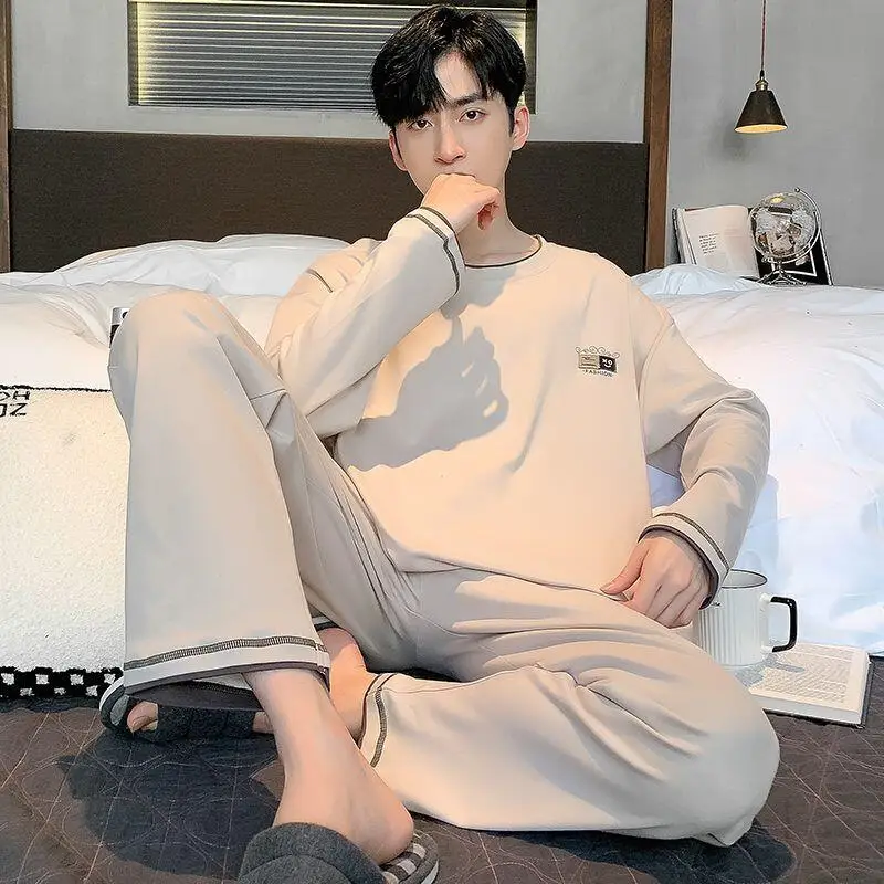 

Men's Pajamas Homewear Men's Clothing Air-Conditioned Clothing New Casual Fashion Y2K Sets Man Tracksuit Sports Suits Sweats Set