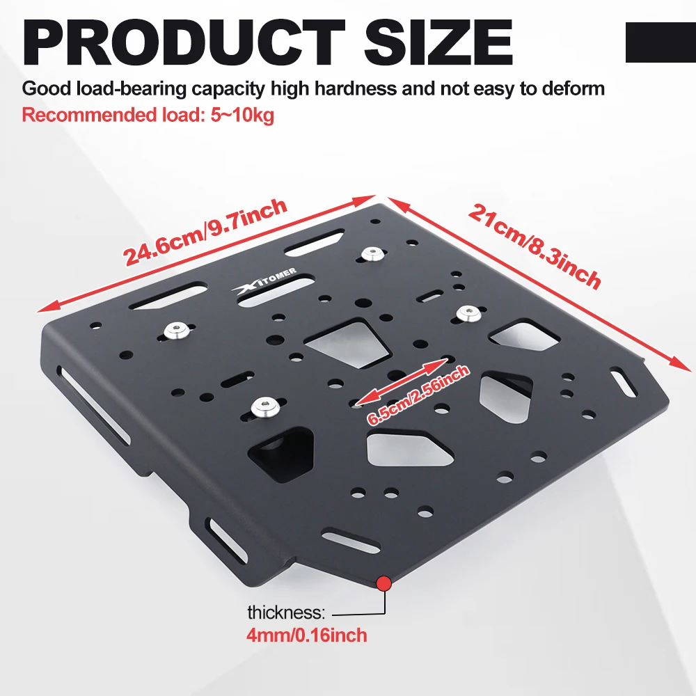 Motorcycle Rear Luggage Rack Rear Carrier Top Case Support Holder Bracket For BMW S1000XR 2020 2021 2022 2023 2024 2025 2026