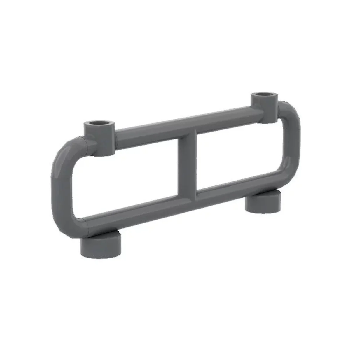 10 Stück Bausteine 2486 Reparatur-Geländer 1x8x2 Zugschienen-Schutzgitter Bauklötze Sicherheitszaun MOC Konstruktion B – Detail 2