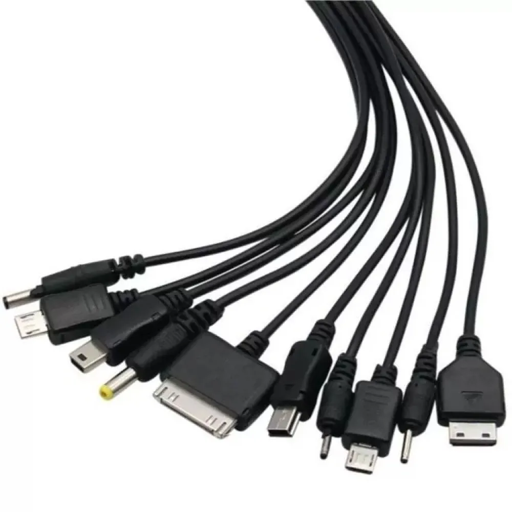 Multi Device Charging Cable Type C Adapter Power Supply Wire For Mobile Phone Tablet Universal Power Connection