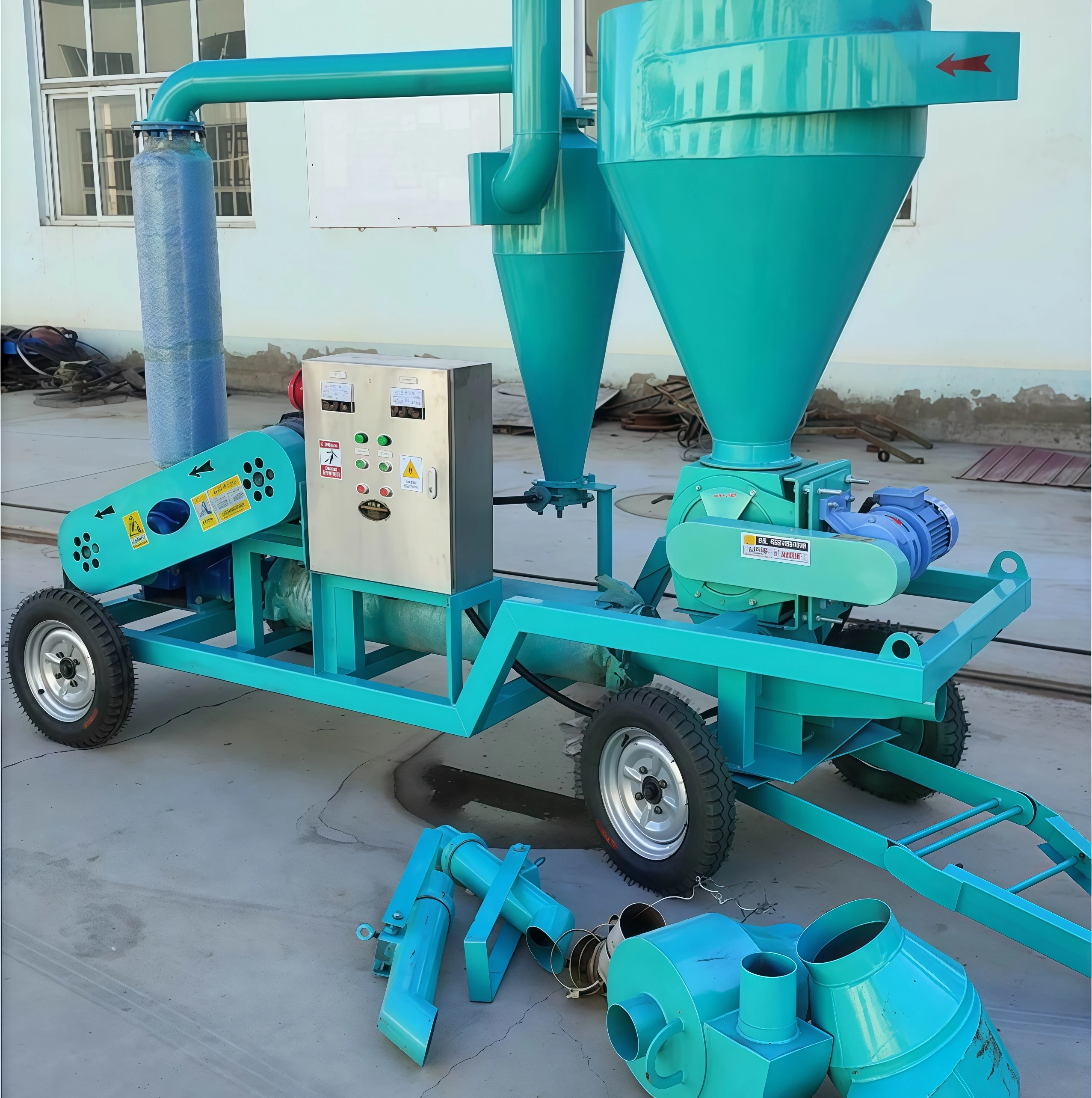 Intelligent Large Scale Mobile Vacuum Feeder For Grain Seeds Negative Pressure Conveying For Corn Wheat And Rice Granules