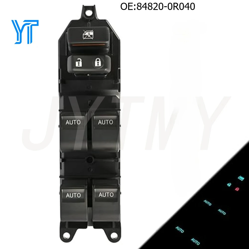 Electric Power Master Window Switch Control Button for Toyota Tundra 2007- 2021 Auto Parts Button Car Accessories 84820-0R040