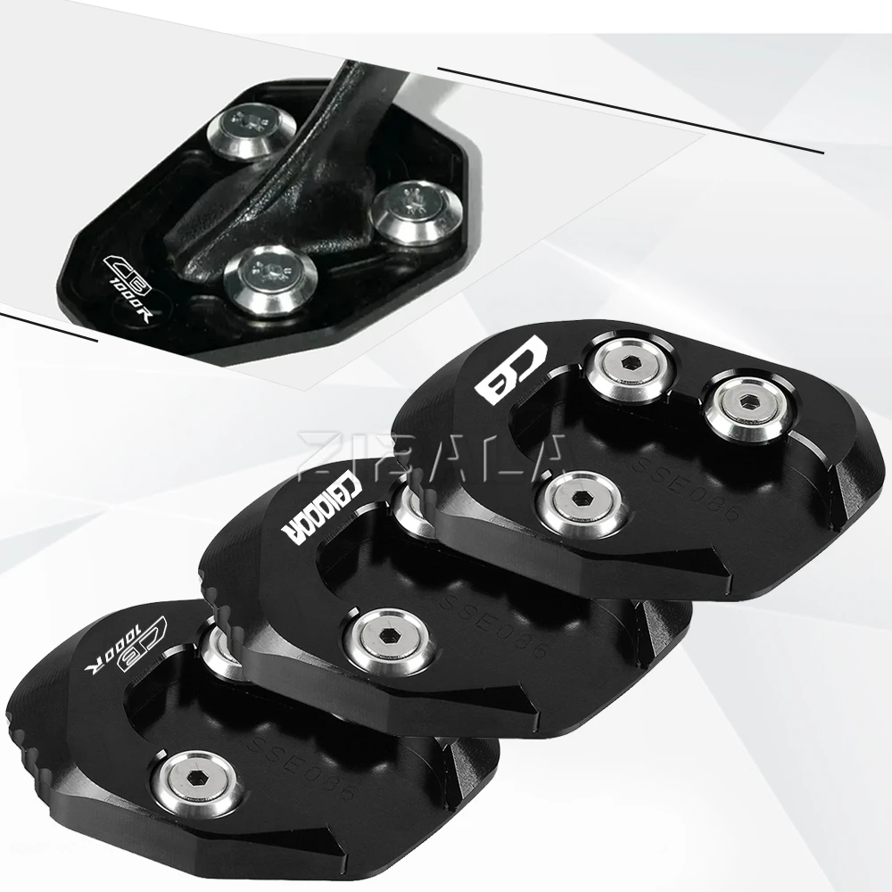 

Motorcycle CNC Kickstand Sidestand Stand Extension Enlarger Pad FOR HONDA CB1000R CB 1000R CB1000 R 2018 - 2023 2022 2021 2020