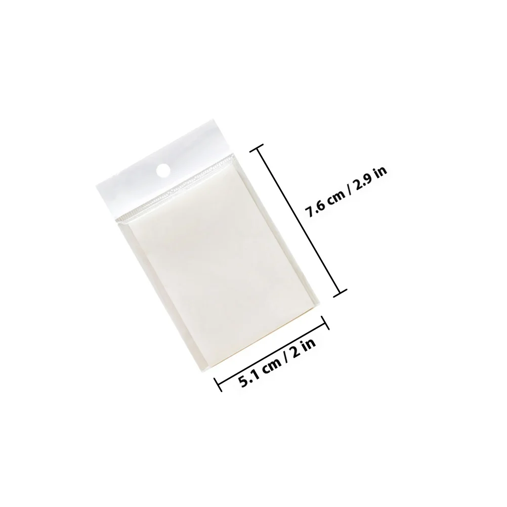 10Pcs Clear Memo Pad Waterproof Transparent Message Reminders for Daily Use Long-Lasting Plastic Memo Sheets Smooth