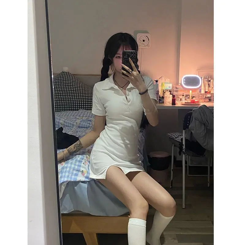 Sexi Night Outfit Women's Sexy Nightie Pajamas Dress Women's Nightgown Seductive Short Sleeve Sleepwear Womens Sexy Nightwear