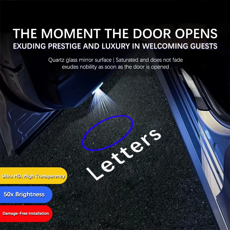 LED Car Door Welcome Logo Shadow Projector Light For Lexus RX ES GX LS LX IS GS RC UX RX270 RX300 LS500 IS250 ES250 ES200 ES300