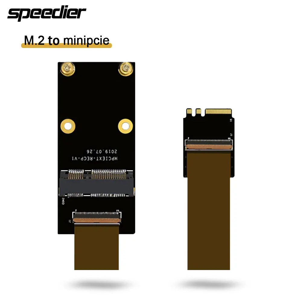 Motherboard M.2 To Mini PCI-E Adapter Card M2 Ngff Nic A/E Interface To MPCIe Mini-PCIe Nic Extension Cable