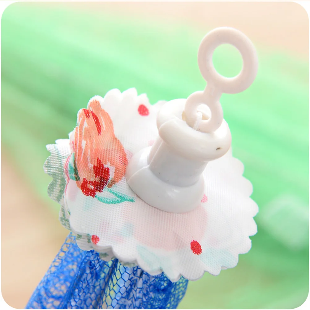 

4Pcs Foldable Food Protecting Tent Mesh Screen Cover for Outdoor Parties Barbecues Picnics Bugs Flies Repellent Lace Style Food