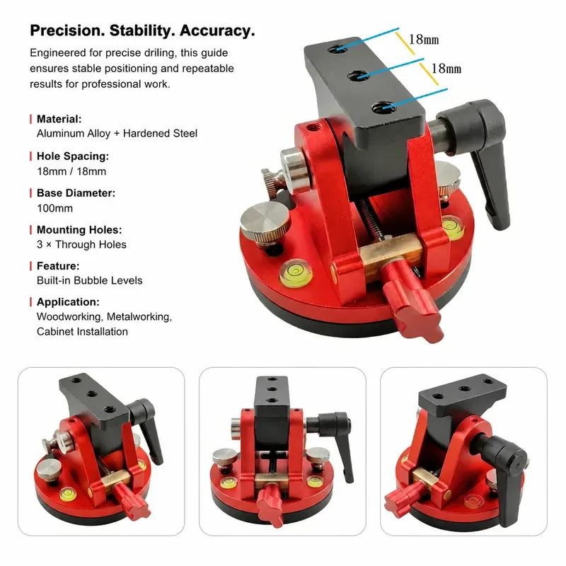 Universal Heavy Duty Precision Seat Mount Fine Tuning Equator Dimension Load Capacity 15kg Latitude Adjustment for Optimal Posit