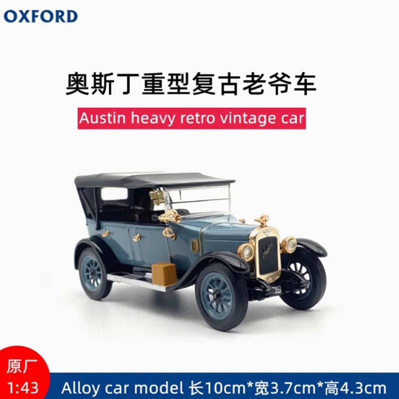 OXFORD Diecast 1:43 Scale Austin Black Retro Taxi/Austin Heavy Retro Vintage Car Alloy Car Model Holiday Gifts Toys