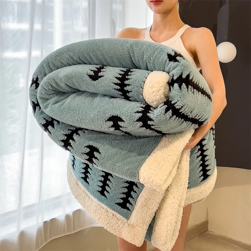 

Утолщенное теплое фланелевое одеяло, ультрамягкое пушистое двойное одеяло королевского размера, уютное, приятное для кожи, двухслойное одеяло для сна, комплект из 1/3 шт.
