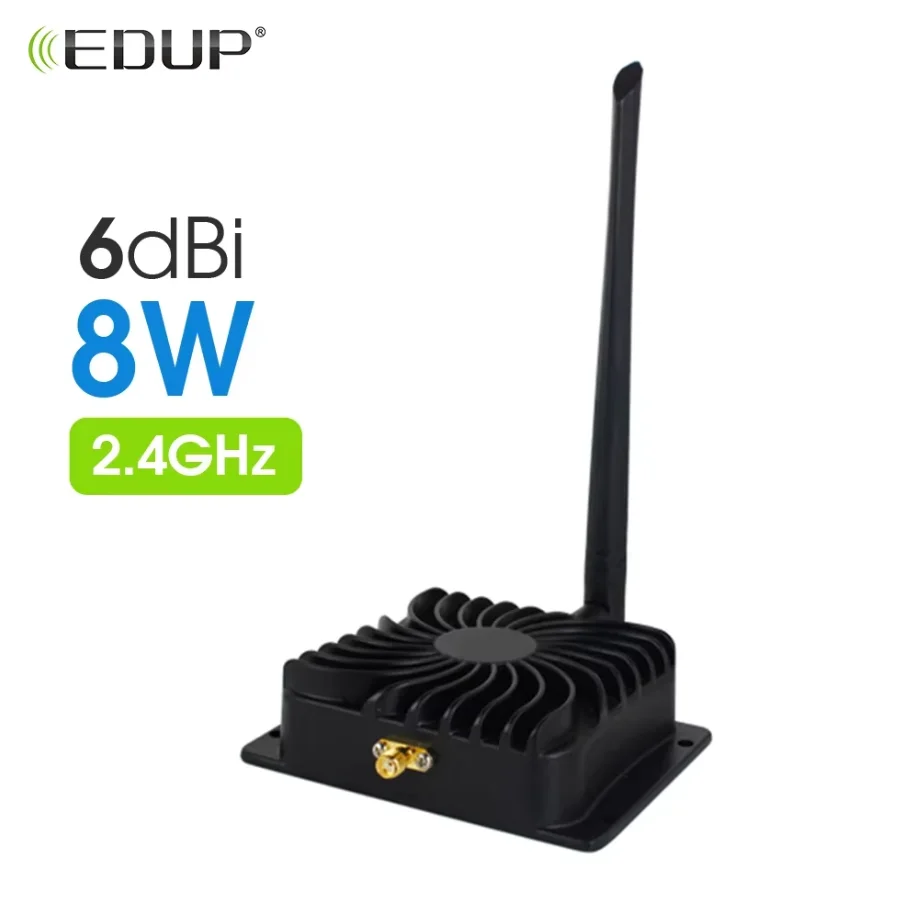 EDUP 8W WiFi Signal Booster 2.4GHz AB003 Power Amplifier Router Wireless Range Extender Remote Control Long Distance Booster