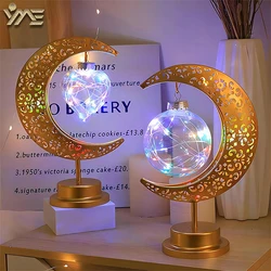 Colorful Eid Mubarak Decoration 2024 Festival Lights for Room Night Table Home Decoration Holiday Gifts Luxury Led Desk Lamp