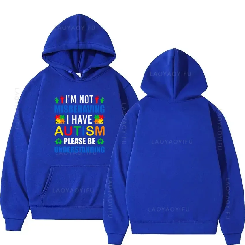 

Autism Theme Hoodies for Men Men's Clothing Autumn Hoodie Graphic Sweatshirts Hoody New & Hooded Sweatshirt Pullovers Shirt Y2k