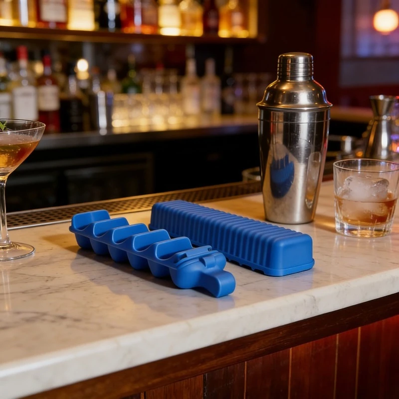 

Household Press Type Ice Tray Easy Release Ice Mold Container BPA Free For Kitchen Bar Party Ice Making Supplies