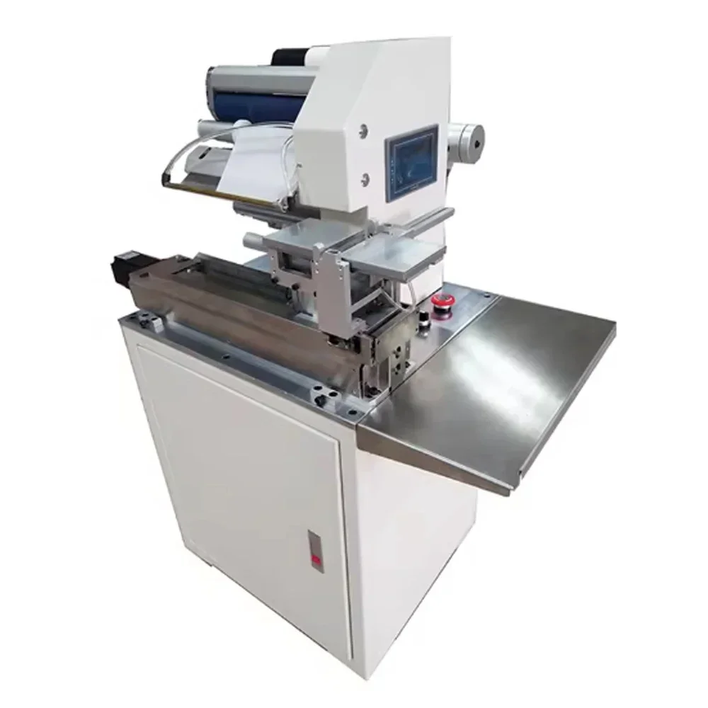 Automatic Flag Sticker Usb Wire Cable Labeler Labeling Machine Folder Toothpick Flag Sticker Folding Machine