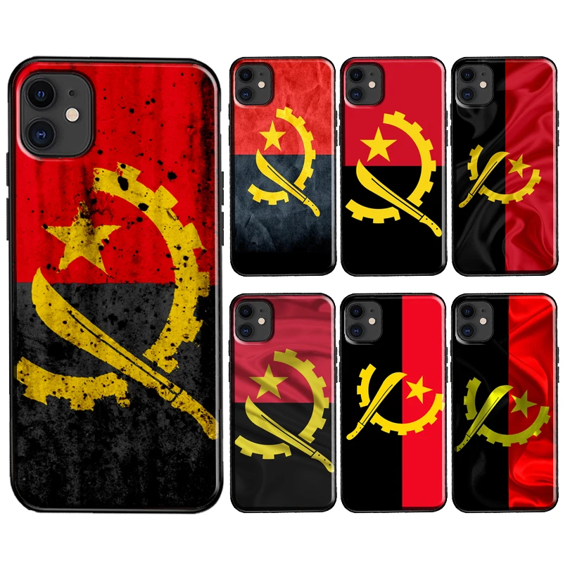 Angola flag Case For iPhone 14 11 Pro Max SE 2020 X XS Max XR 6S 8 7 Plus 13 Pro Max 12 13 mini Coque