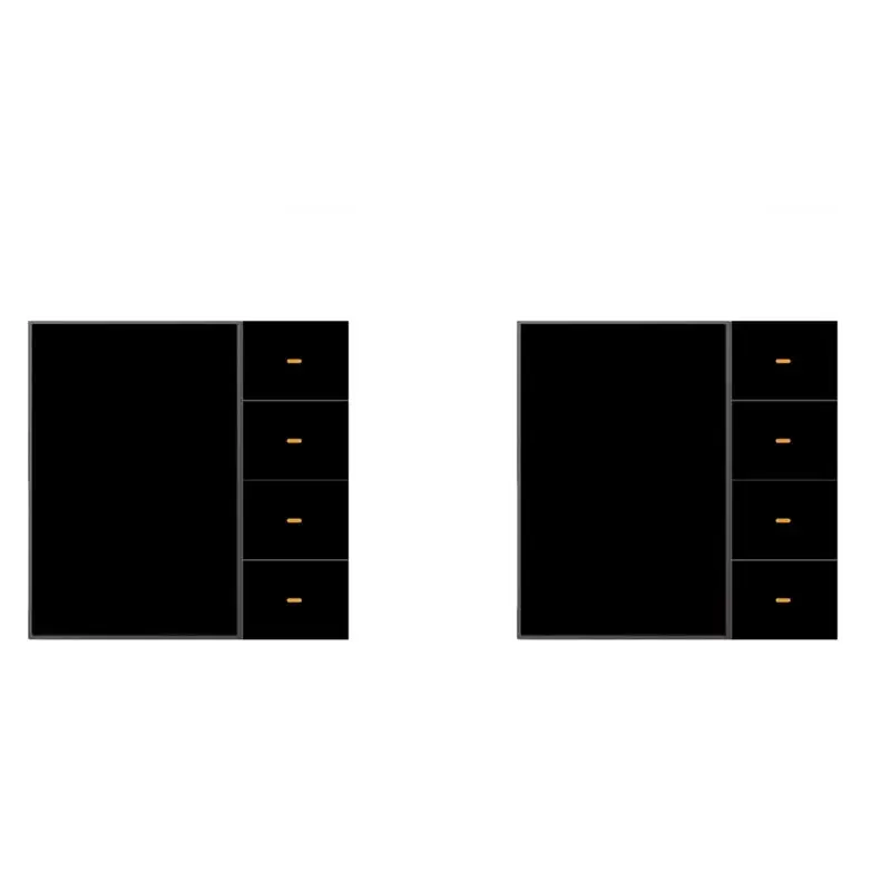 -[A51I Digital]2X Tuya Zigbee 3.5 Inch Smart Wall Switch Touch Screen 4 Groups Switch 8-Way Scene Radar Sensor Dimming Switch A
