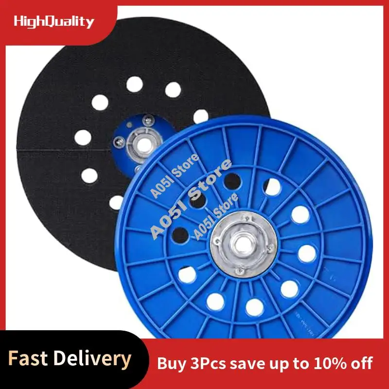 

2Pcs 9 Inch Drywall Sander Hook And Loop Pad,Grade Sanding Tool,10 Holes,Backup Pad With 14Mm Thread Durable-A05I