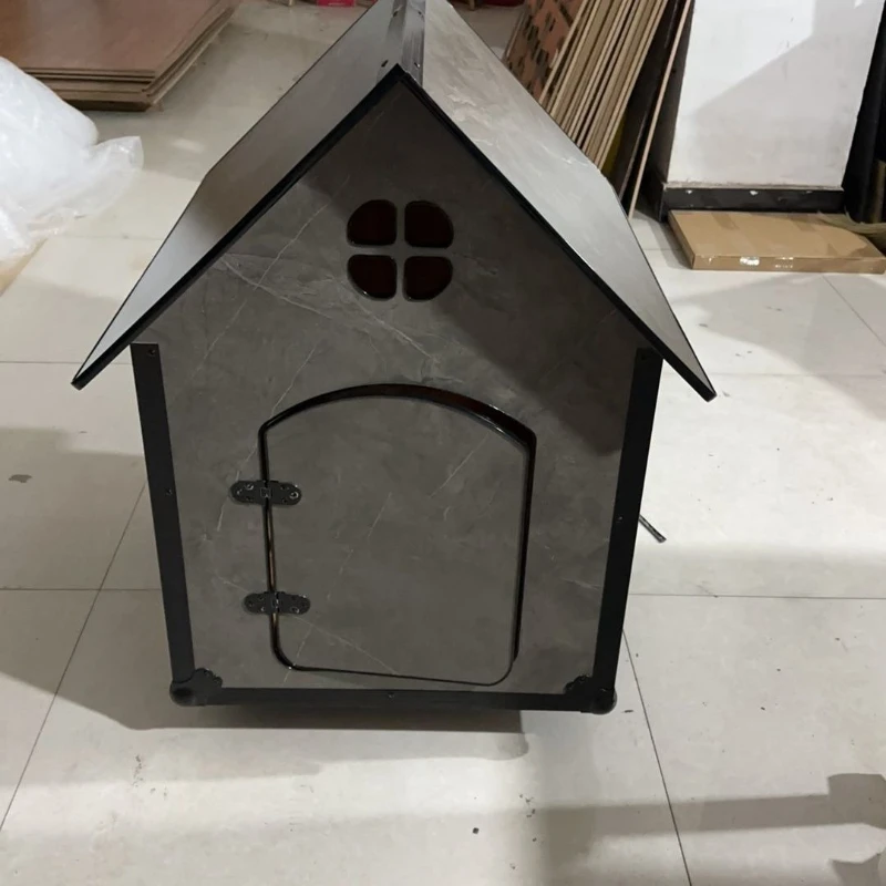 

Luxury high-grade aluminum alloy handmade large pet kennel all seasons indoor and outdoor small villa house