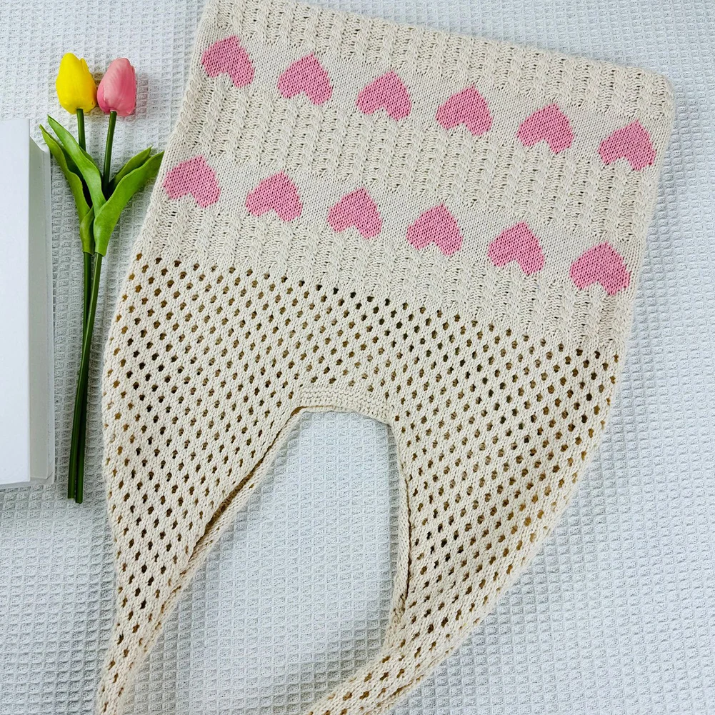 

Женская вязаная сумка с вырезами, вместительная, на плечо, контрастных цветов, для путешествий, шопинга, женская сумка для отпуска