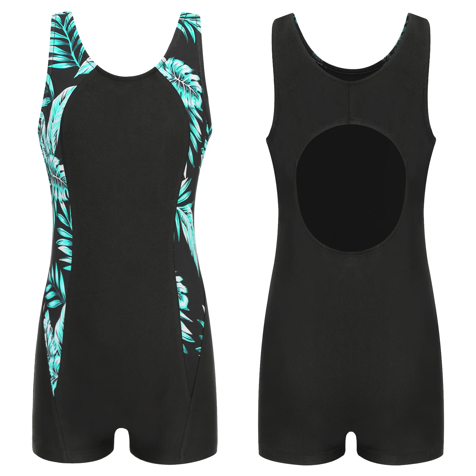 Kids Boy/Girls Surfing Zippered Shorty Wetsuit Swimsuit One-piece Sleeveless Swimwear Swimming Bathing Suit Rash Guard Beachwear