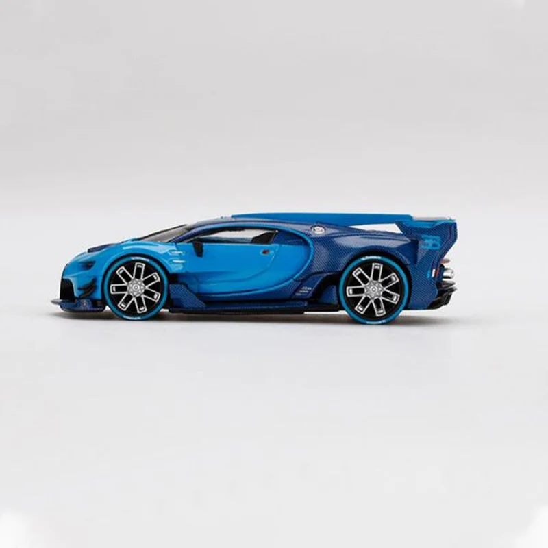 1:64 Scale Bugatti VGT Vision Gran Turismo Simulation Alloy Car Model Static Display Collectible Toy Gift Decoration Souvenir