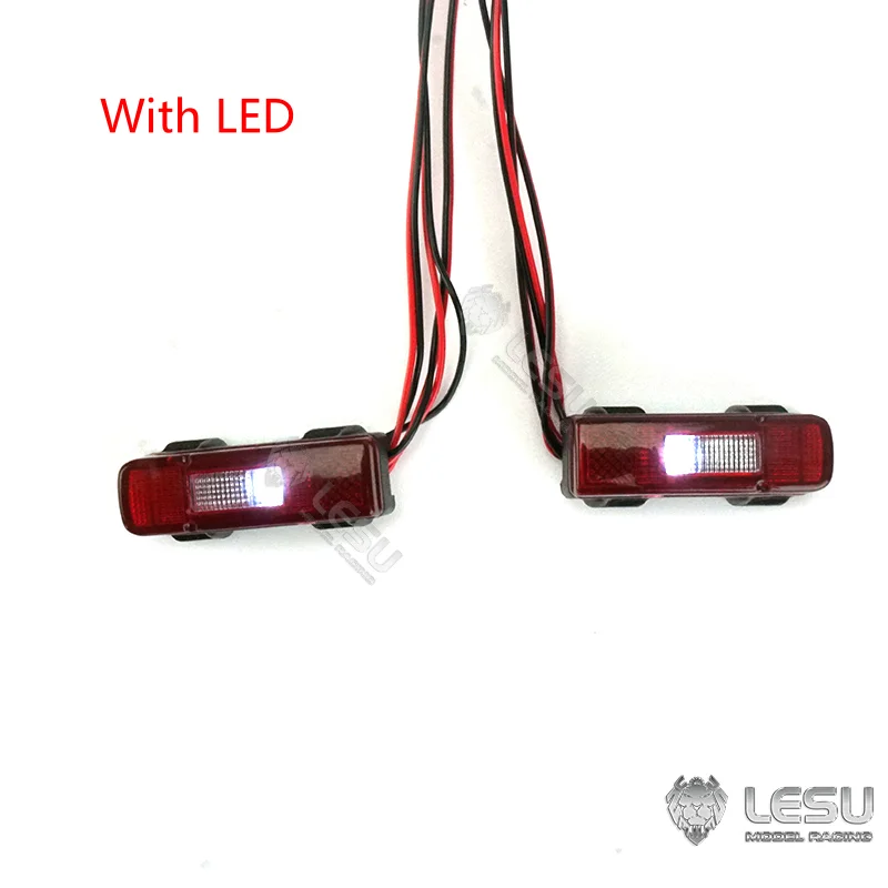 

Lesu Updated Spare Plastic Rear Lamp Taillight Mount Led For TOUCAN 1/14 Diy Rc Tractor Trucks Tamiyaya Dumper Car Accessories