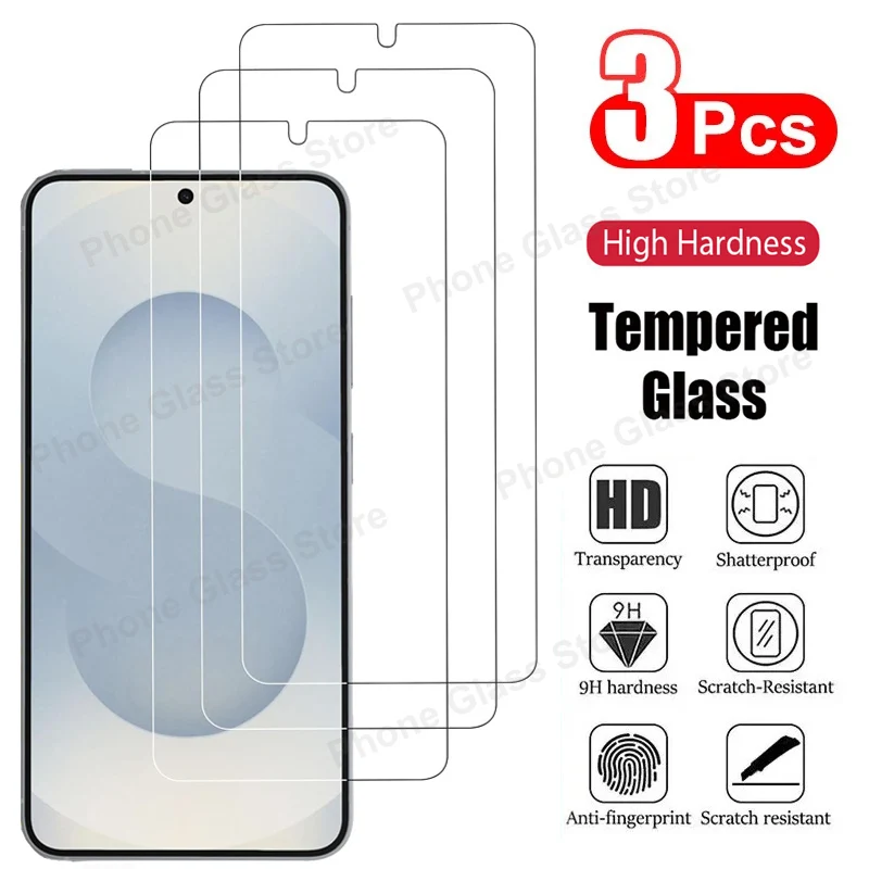 3Pcs Tempered Glass…