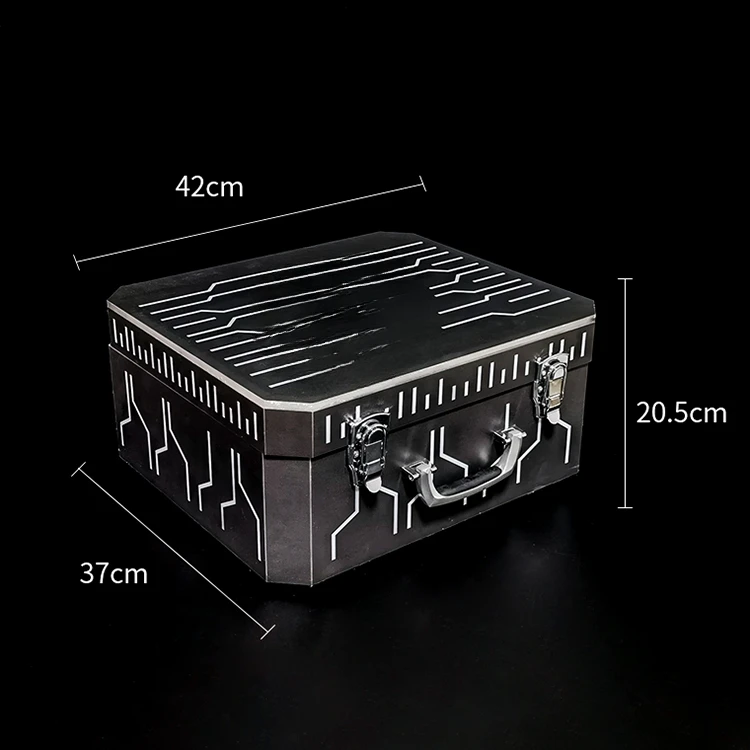 Big Capacity three  Bottles Glorifier Box Champagne Bottle Carrier Case Champagne Display suitcase wine display box