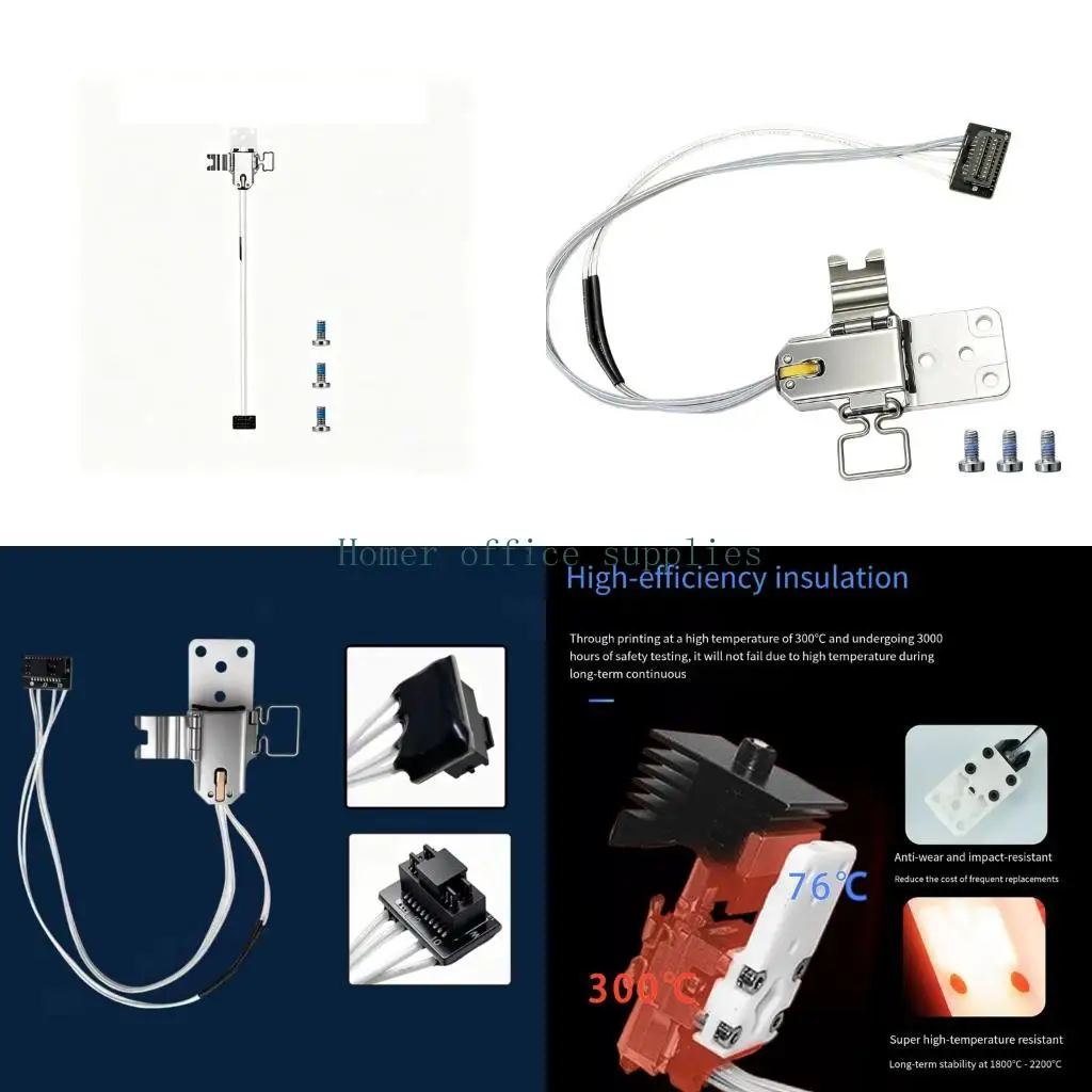 

K43B Long Lasts Extruder Heater For P2S Series Printers Hot-end Heating Assembly With Reinforced Mounting Base