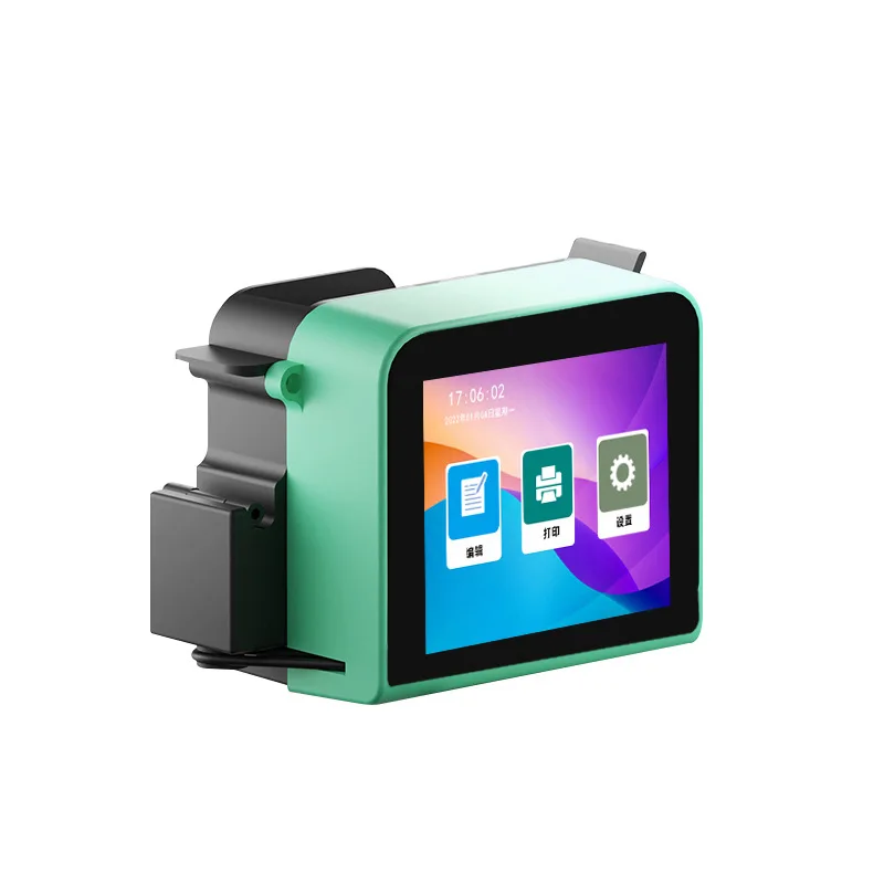 Mini máquina de etiquetado Manual, pantalla resistiva de 2,4 pulgadas, 2-12,7mm, ajustable, con fecha, codificadora de embalaje, nombre y fecha de producción