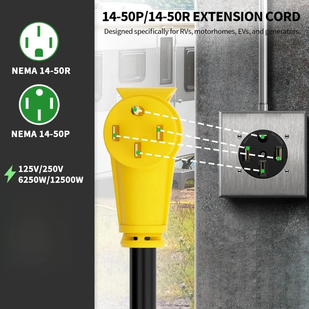 Cabo de Extensão de Alta Quali - Outdoor Power Extension Cord avaliação e preço