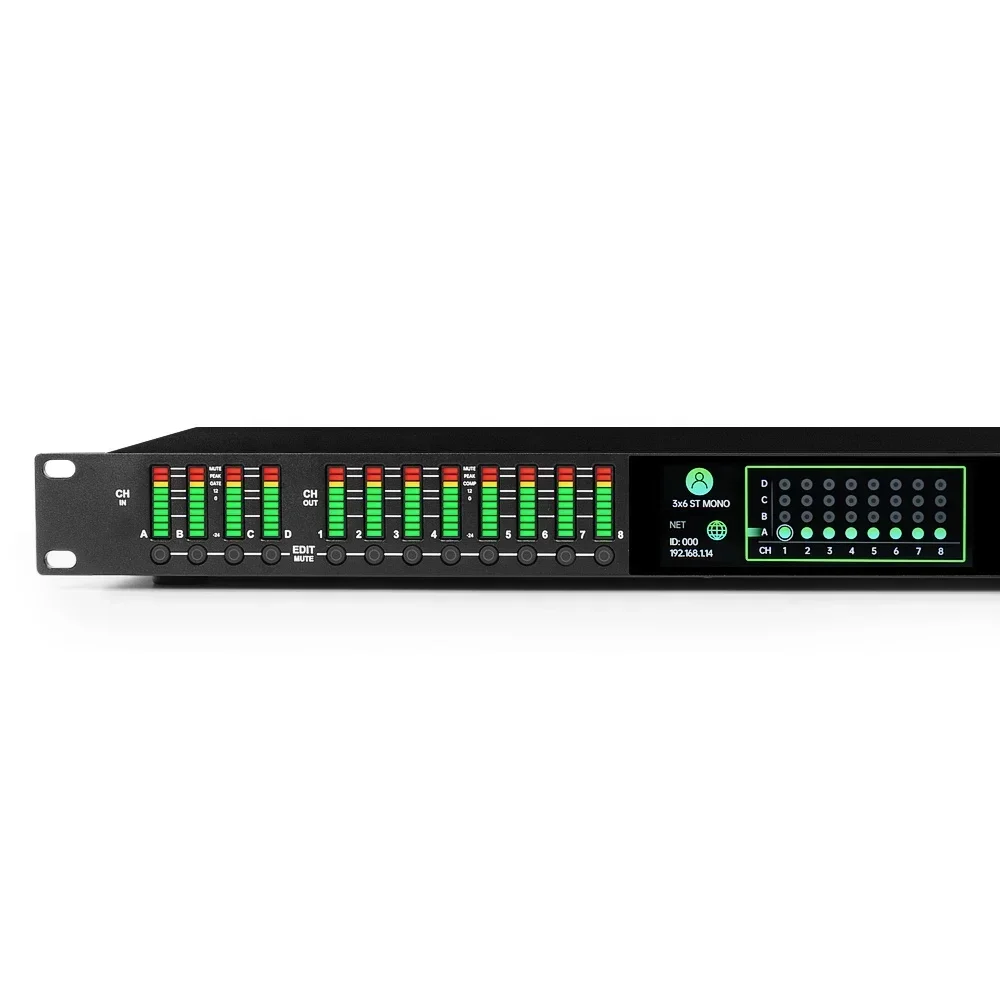 

Процессор звука LD448 FIR 4 In 8 Out DSP для профессиональных DJ-систем, цифровой процессор управления акустическими системами, DSP-кроссовер, аудиопроцессор.