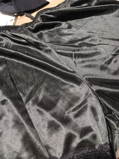 1PC Womens Silk Sleep Shorts Silky Smooth Pajama Breathable Safety Pants Summer Female Nightwear Comfortable Lace Home Underwear photo review