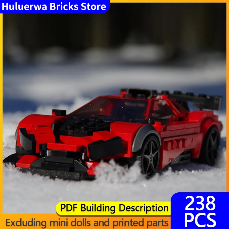 

Speed Racing Car Model MOC Building Bricks Tsr-S 8 Top Tier Sports Car Modular Technology Gifts Holiday Assemble Children Toys