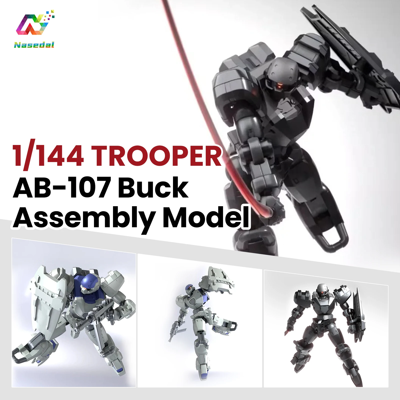 Sheik Mainland TROOPER AB-107 Buck 1/144 Scale Assembly Model Kit Mass-Produced Trooper Assault Mecha Action Figure Hobby DIY