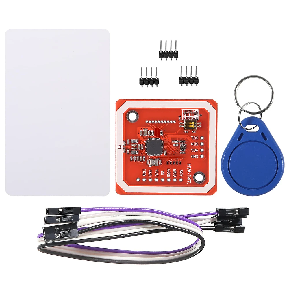 PN532 NFC NXP RFID Module V3 Kit Near Field Communication Reader Module Kit I2C SPI HSU with S50 White Card Key Card for Arduino